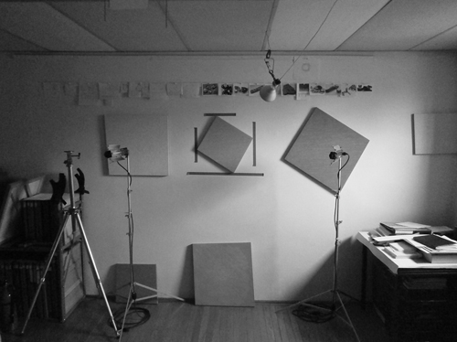 studio View (22March2014, Axis painting series, 2014)