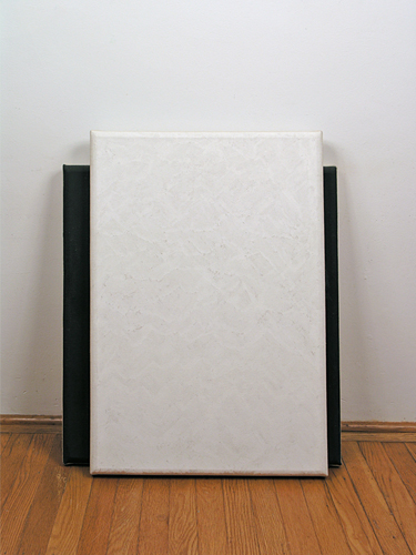 Black White Leaning Canvases