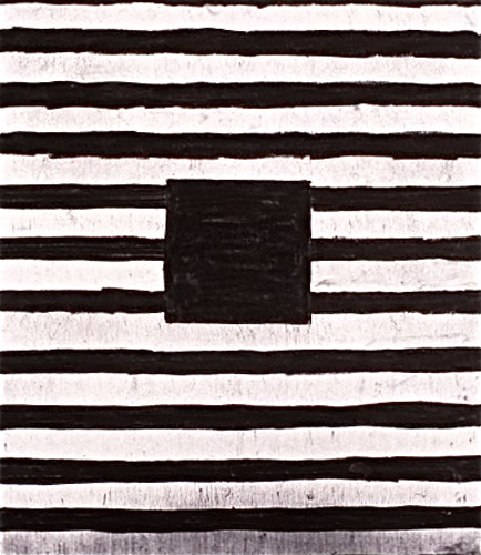 Blue with Black Square