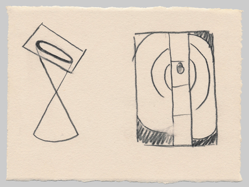 sketch for Figure at Sea (P-8-85)