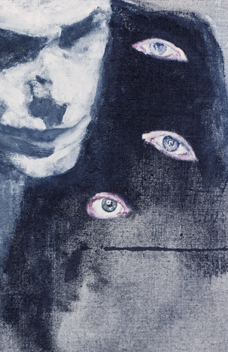 detail of Portrait of an Actor (Robert Younger, C-8-85)