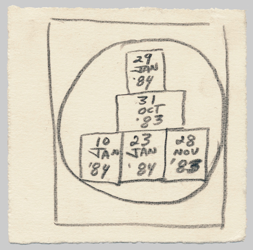 sketch for a Portrait of Frank Gillette (P-41-85)