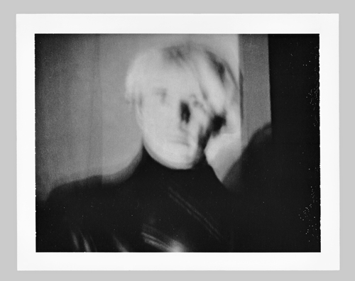 Bust portrait of Richard Avedon's life size portrait of Andy Warhol (6 November 1999, Warhol Museum Portrait series