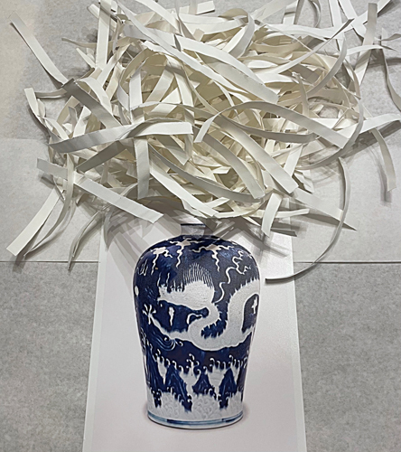White Dragon Vase 30May2023